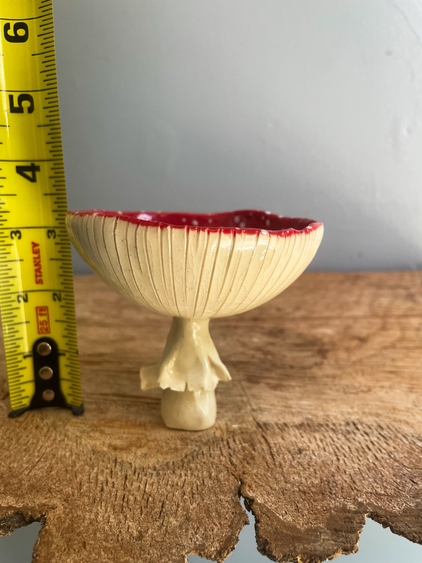 ✨ Second choice ✨Red Amanita trinket dish/goblet SMALL #6