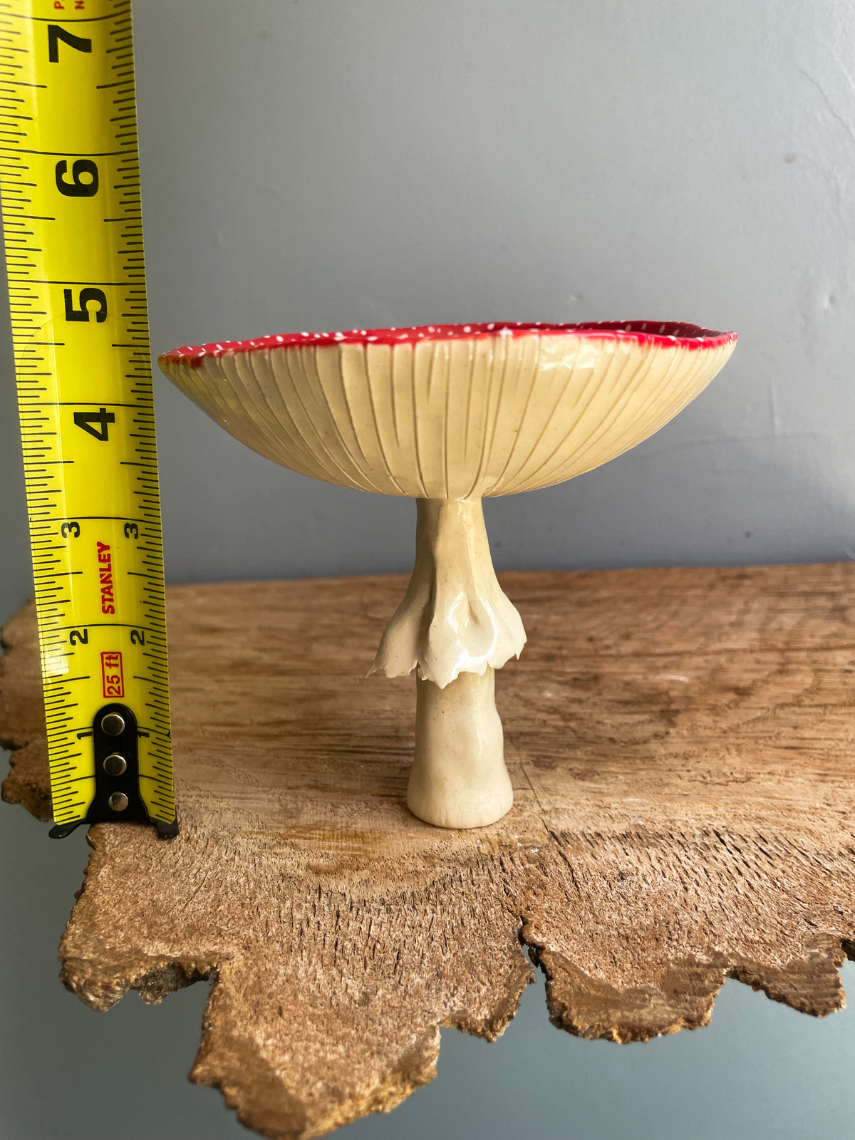 ✨ Second choice ✨Red Amanita trinket dish/goblet MEDIUM#8