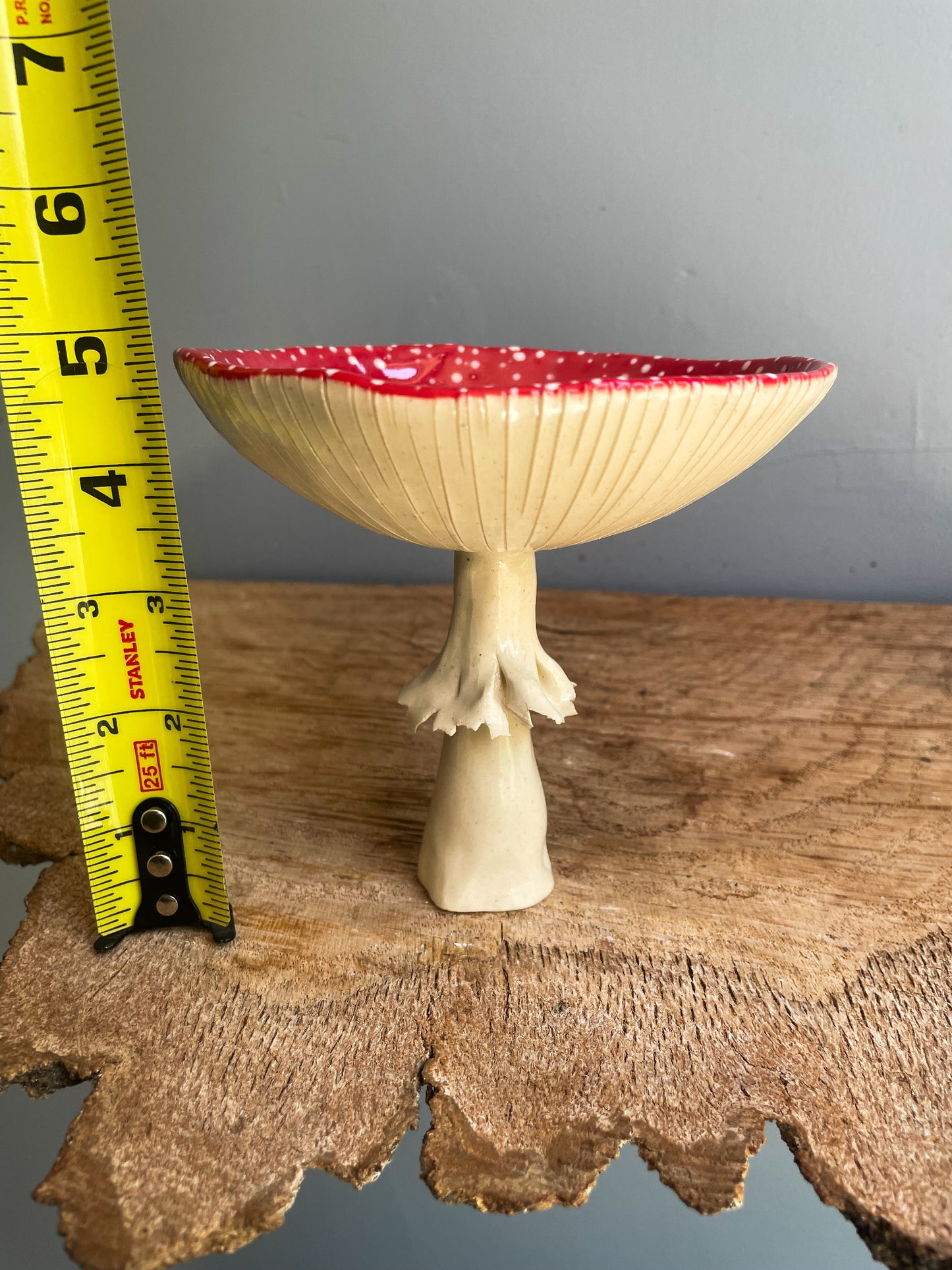 ✨ Second choice ✨Red Amanita trinket dish/goblet MEDIUM#7