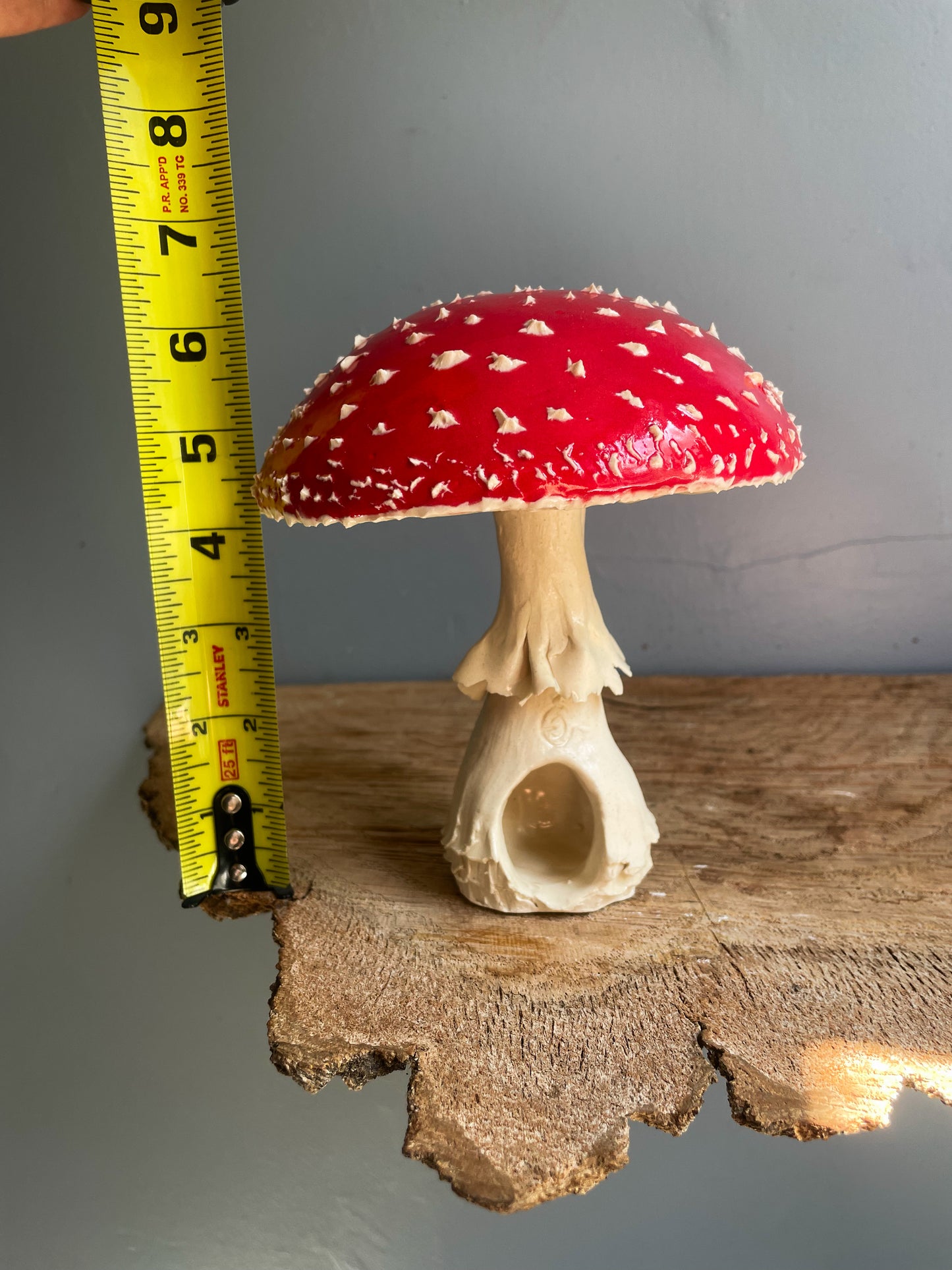 #1 XL amanita muscaria mushroom Spore Dispersal Incense Burner