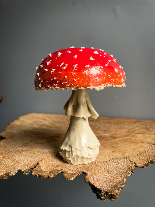 #2 Large amanita muscaria mushroom Spore Dispersal Incense Burner
