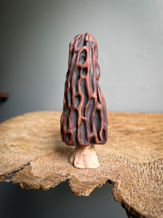 Small Morel mushroom pipe #3