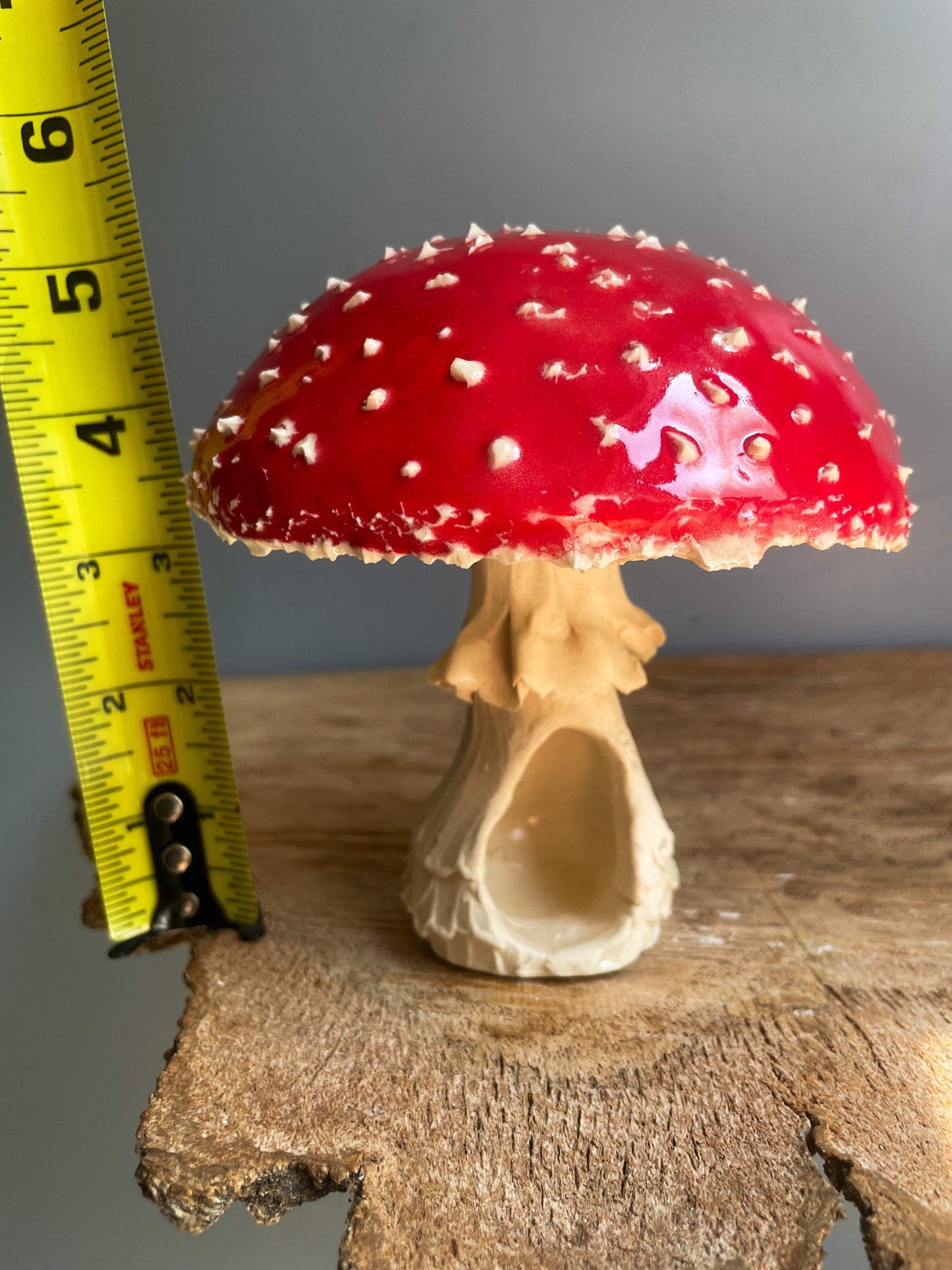 #7 large amanita muscaria mushroom Spore Dispersal Incense Burner