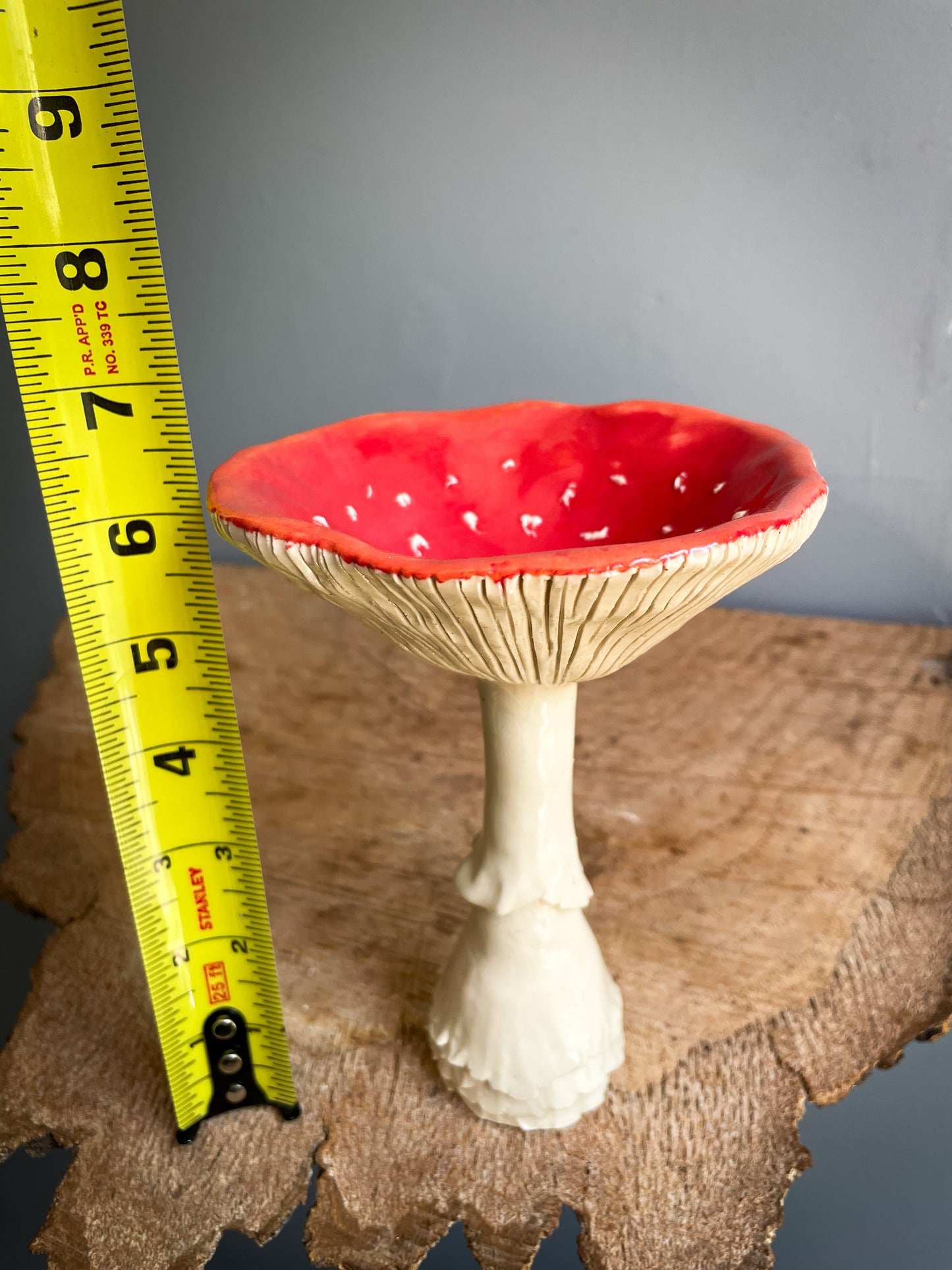 Amanita trinket dish/goblet LARGE