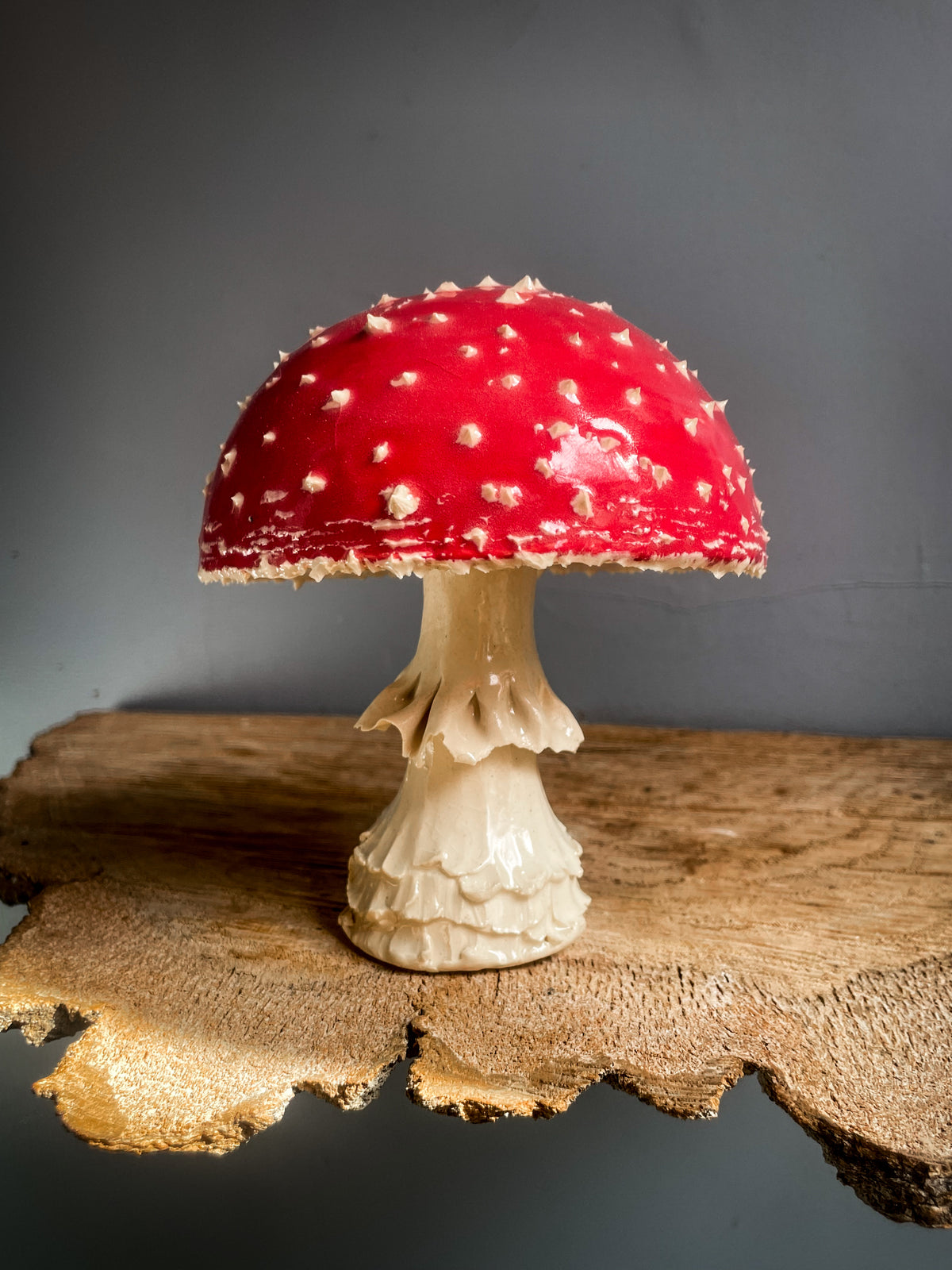 #2 large amanita muscaria mushroom Spore Dispersal Incense Burner