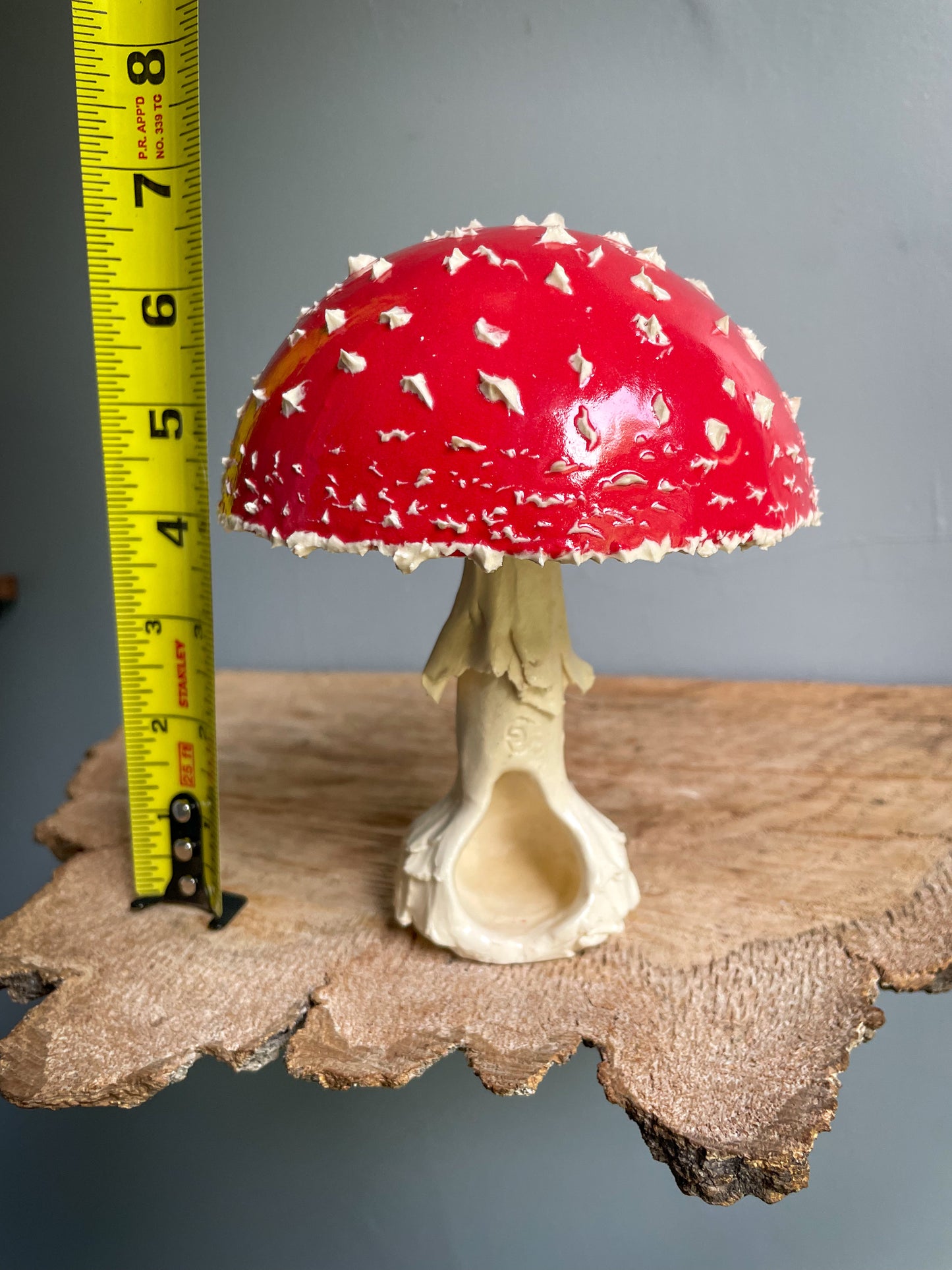 Large amanita muscaria mushroom Spore Dispersal Incense Burner #1