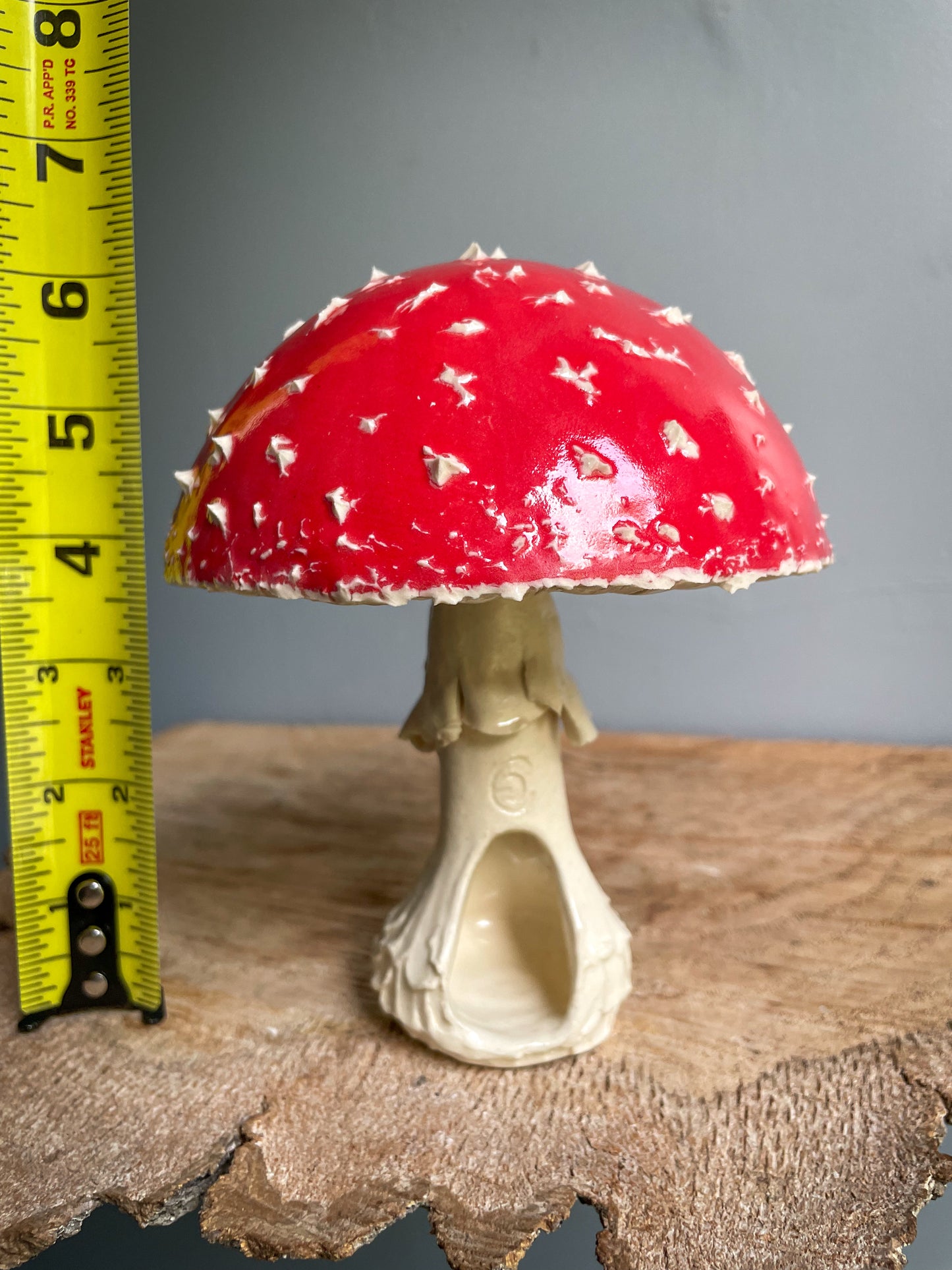 ✨Second choice ✨.                Large amanita muscaria mushroom Spore Dispersal Incense Burner #8