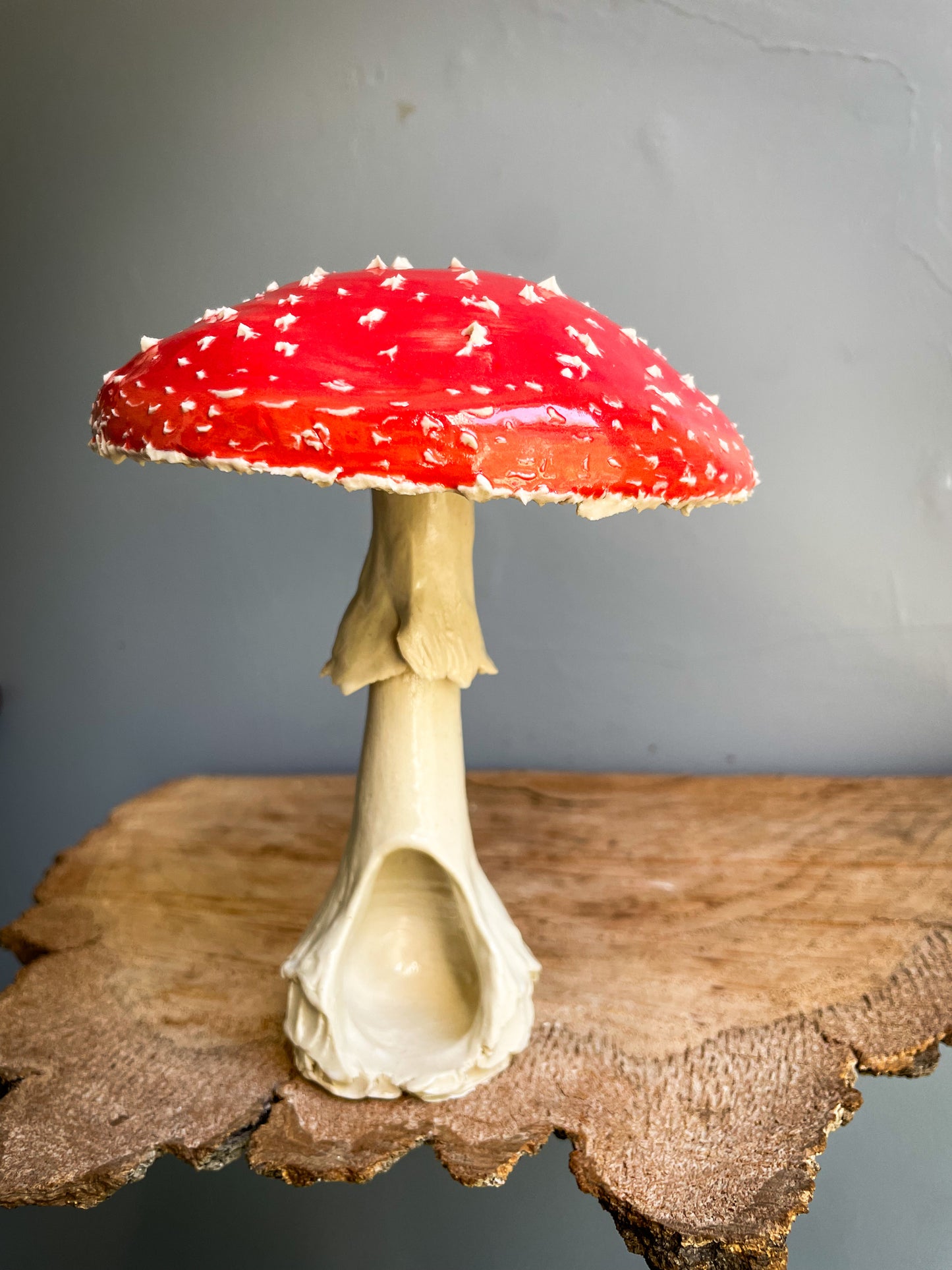 #10 very very Large amanita muscaria mushroom Spore Dispersal Incense Burner
