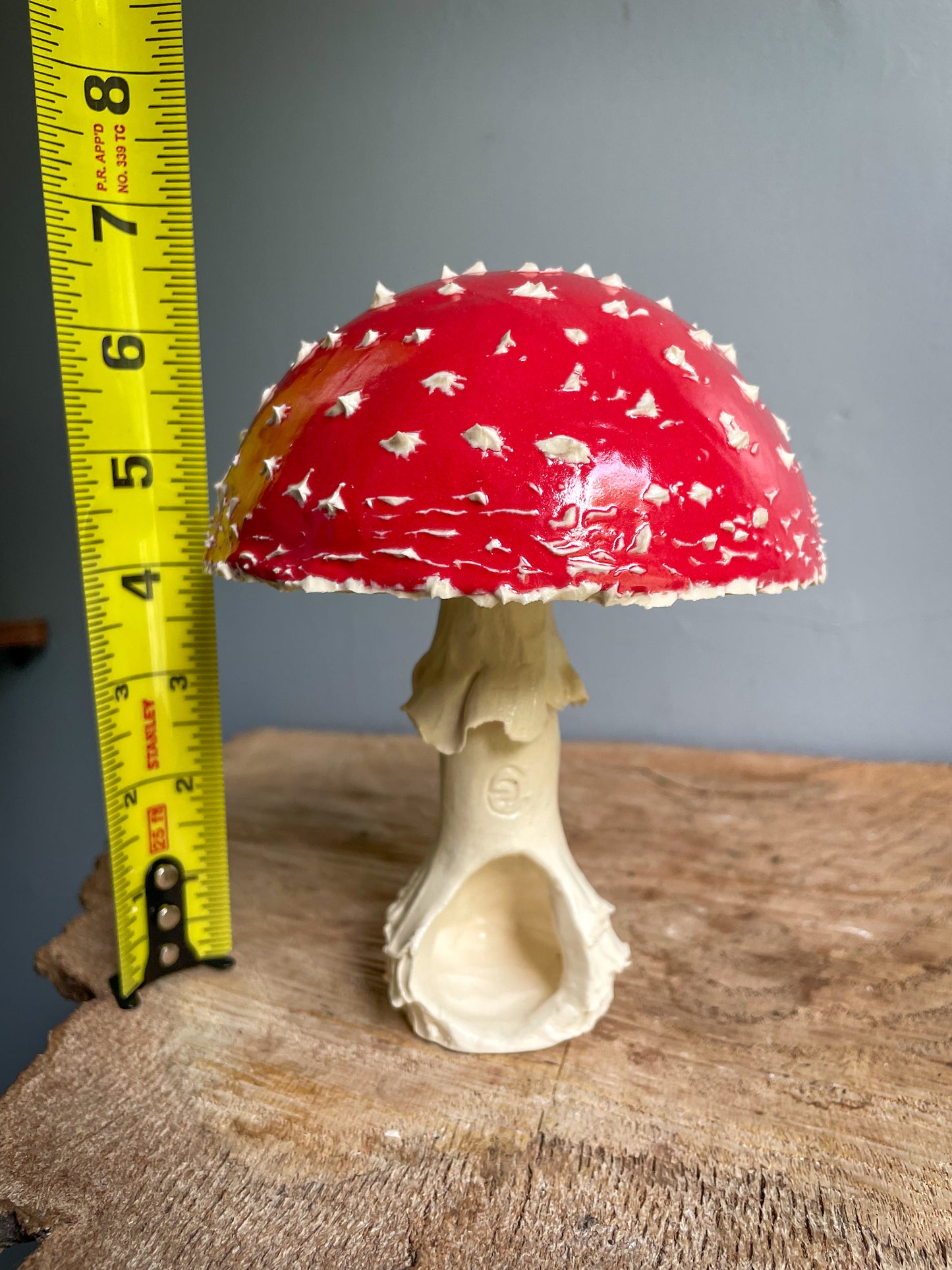 Large amanita muscaria mushroom Spore Dispersal Incense Burner #2