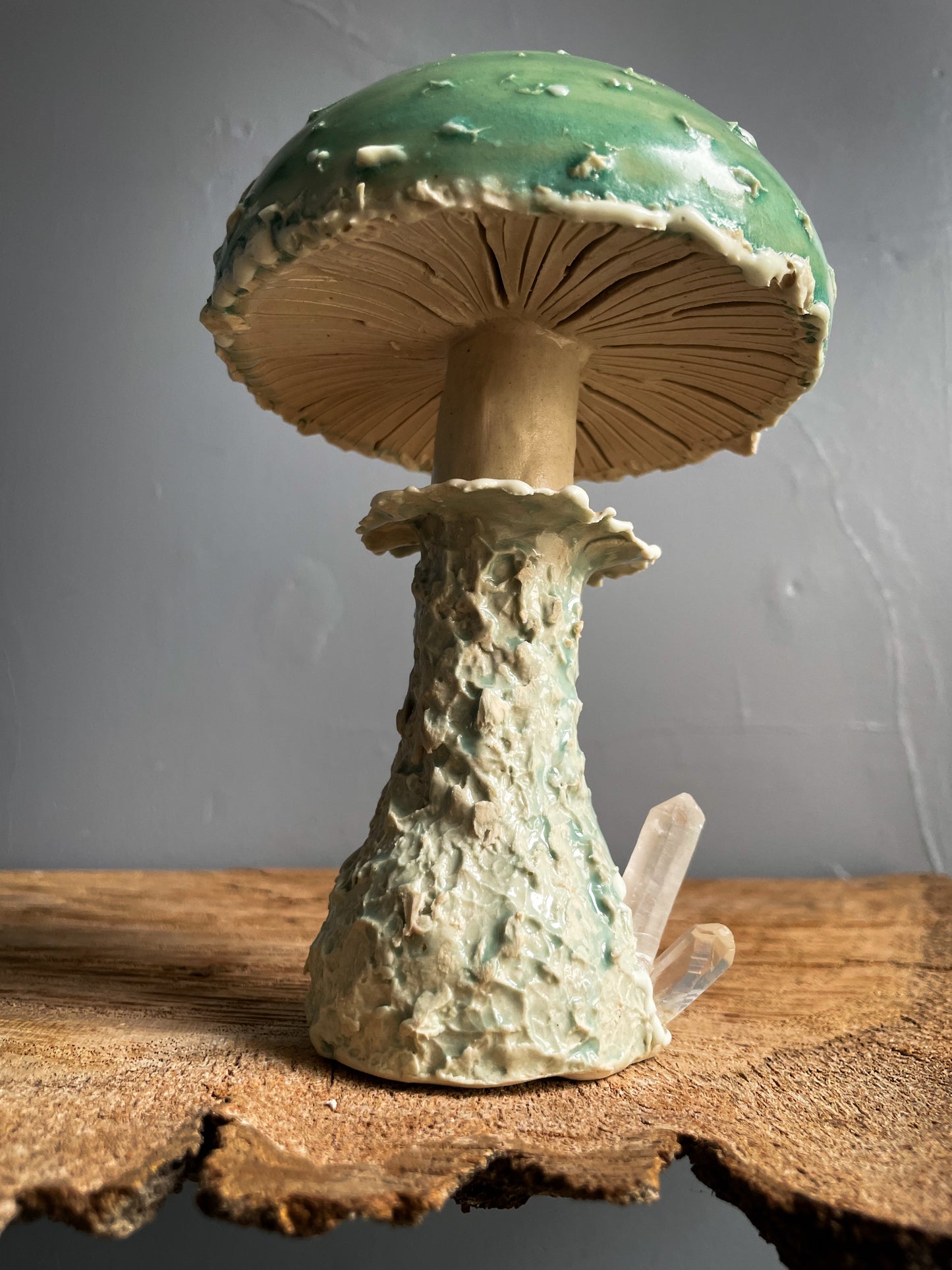 #4 Stropharia caerulea GLOW IN THE DARK mushroom Spore Dispersal Incense Burner