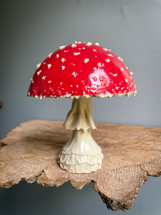 Large amanita muscaria mushroom Spore Dispersal Incense Burner #6