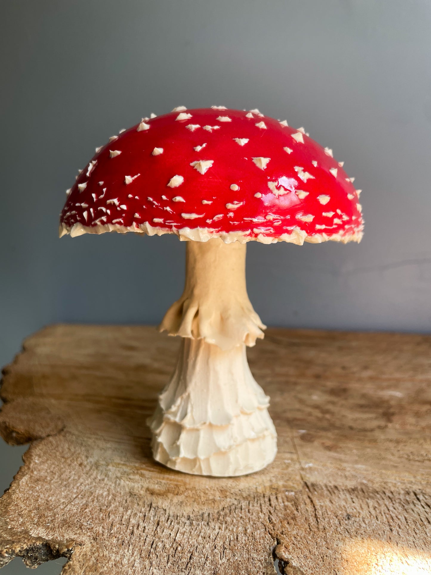 #4 large amanita muscaria mushroom Spore Dispersal Incense Burner