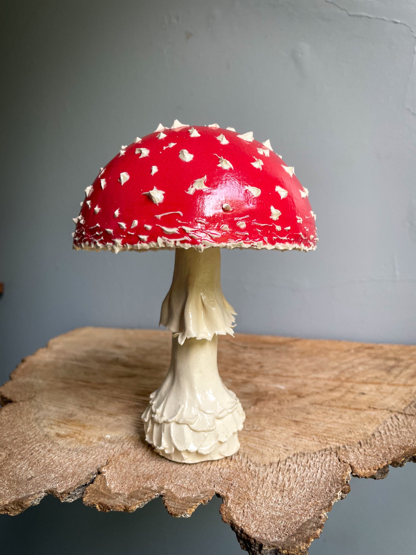Large amanita muscaria mushroom Spore Dispersal Incense Burner #5