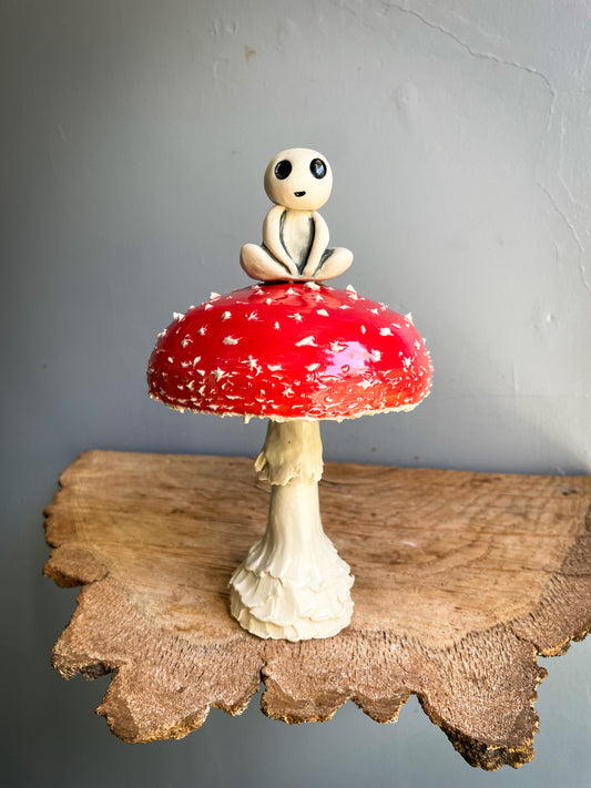 kodama amanita muscaria mushroom Spore Dispersal Incense Burner