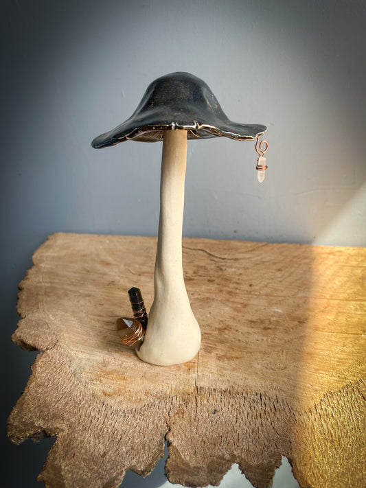 Grounding mushroom incense burner #2