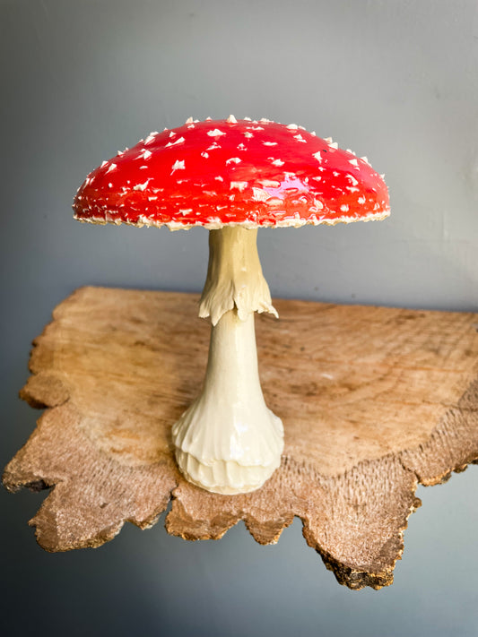 #10 very very Large amanita muscaria mushroom Spore Dispersal Incense Burner