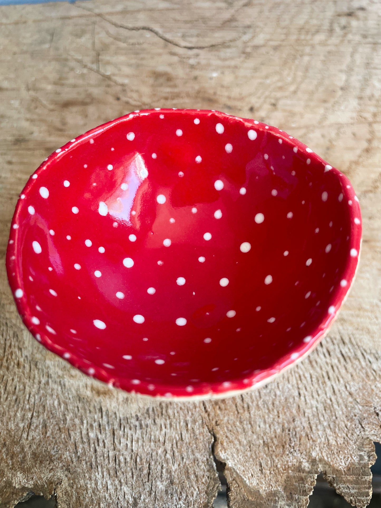 ✨ Second choice ✨Red Amanita trinket dish/goblet SMALL #5