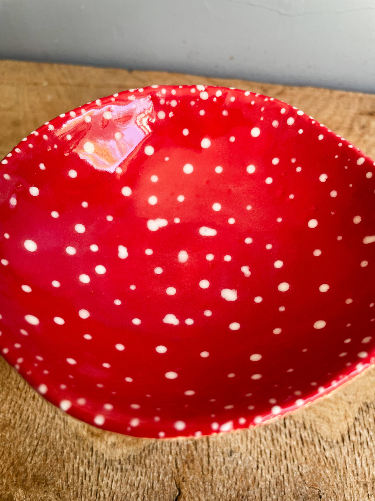 ✨ Second choice ✨Red Amanita trinket dish/goblet MEDIUM#7