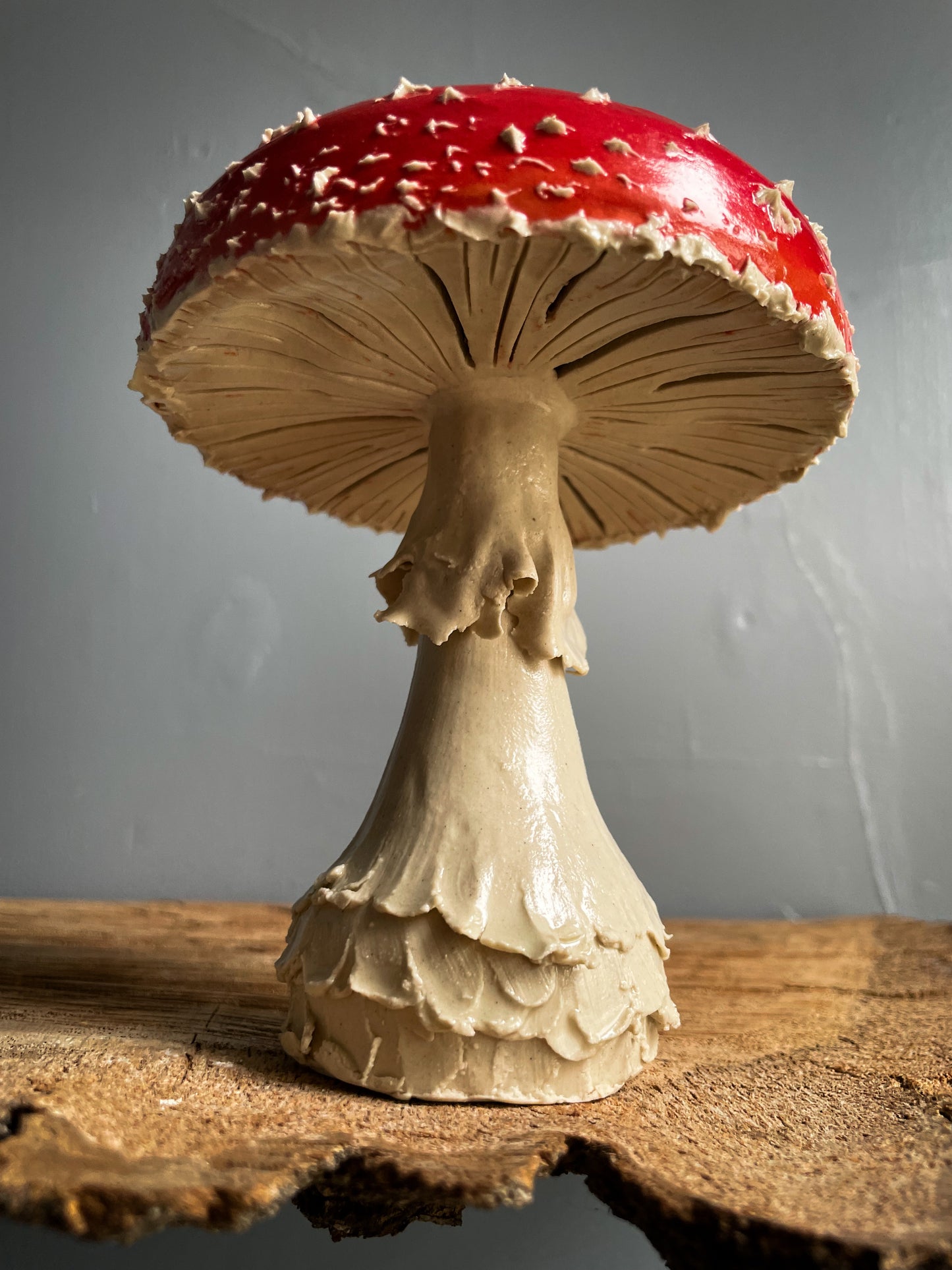 #4 Large amanita muscaria mushroom Spore Dispersal Incense Burner