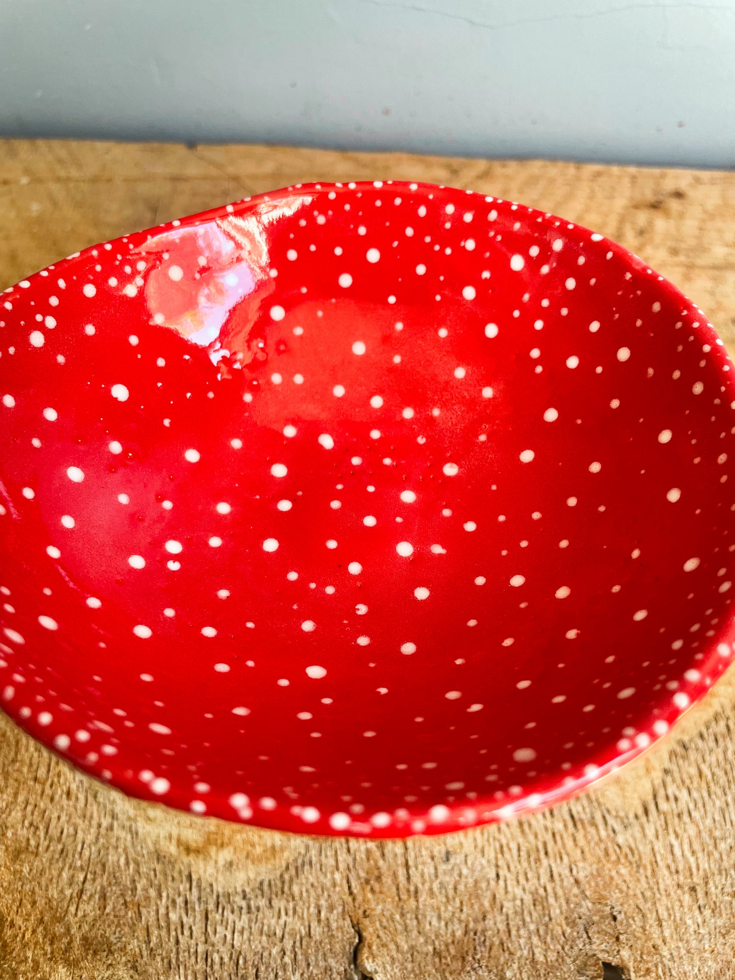 ✨ Second choice ✨Red Amanita trinket dish/goblet MEDIUM#9
