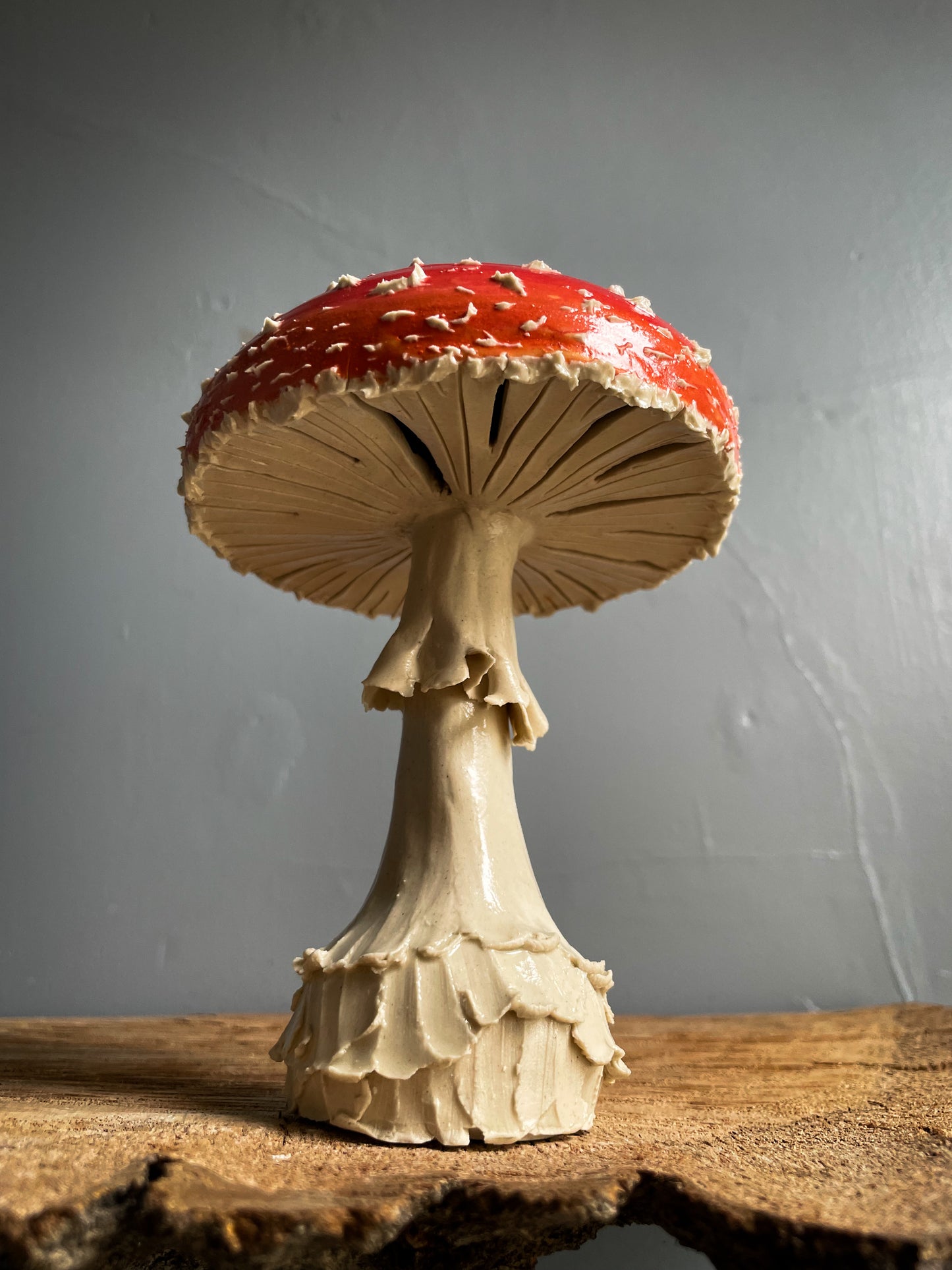 #3 Large amanita muscaria mushroom Spore Dispersal Incense Burner