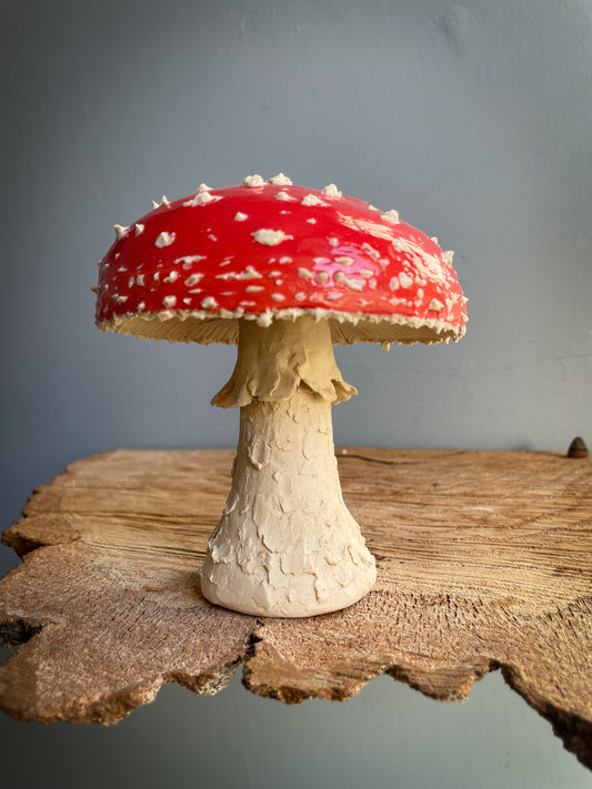 Large amanita muscaria mushroom Spore Dispersal Incense Burner