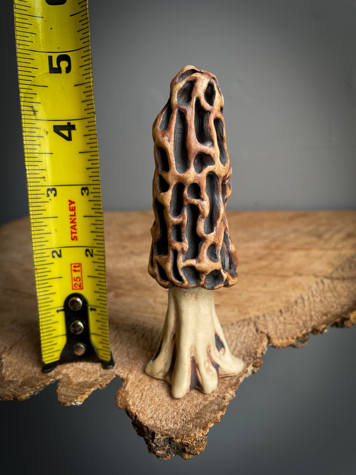 Small Morel mushroom pipe. #3