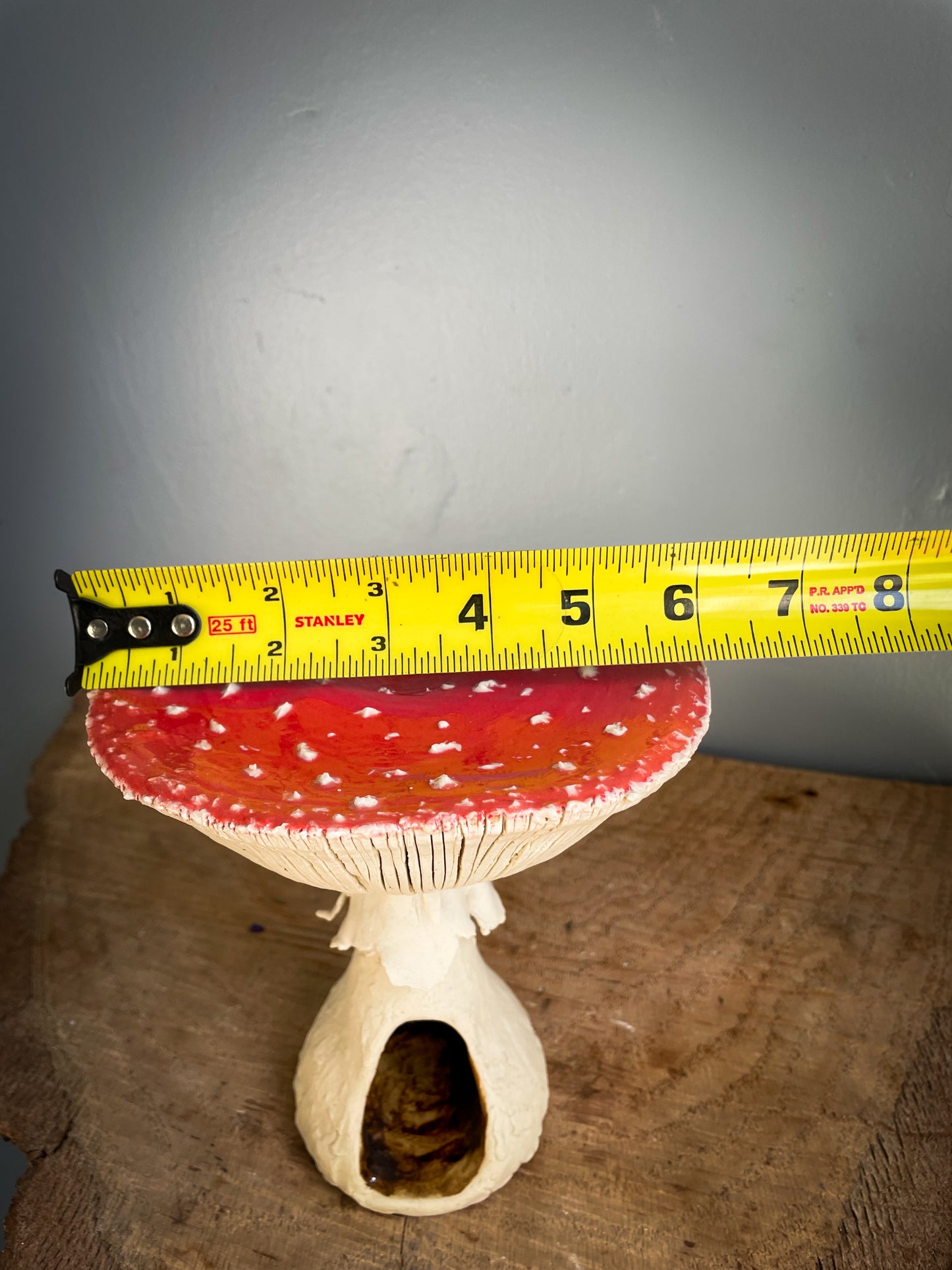 #12 XXL Large amanita muscaria mushroom Spore Dispersal Incense Burner