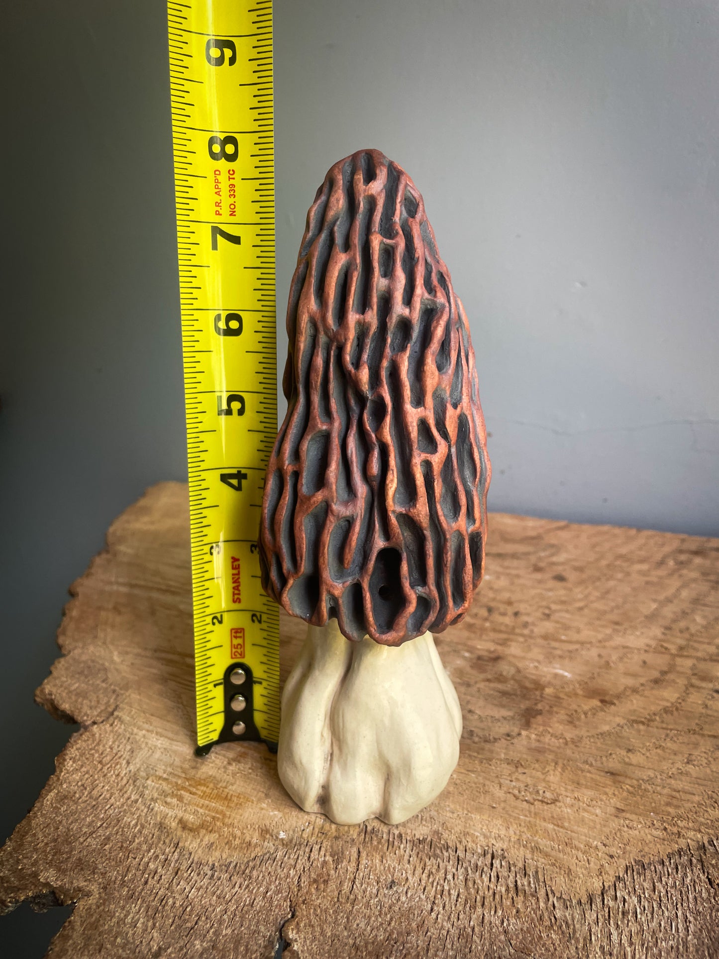 Large morel mushroom Bubbler