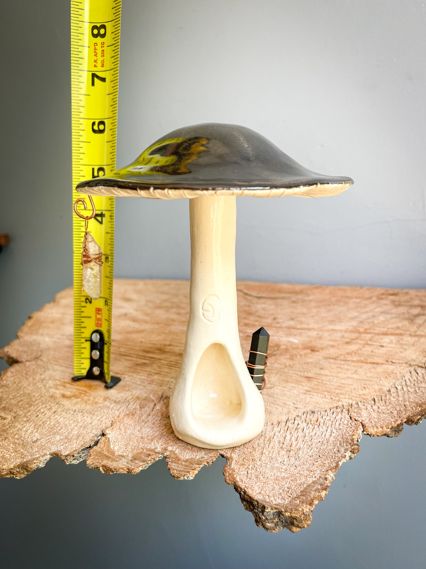 Grounding mushroom incense burner #1