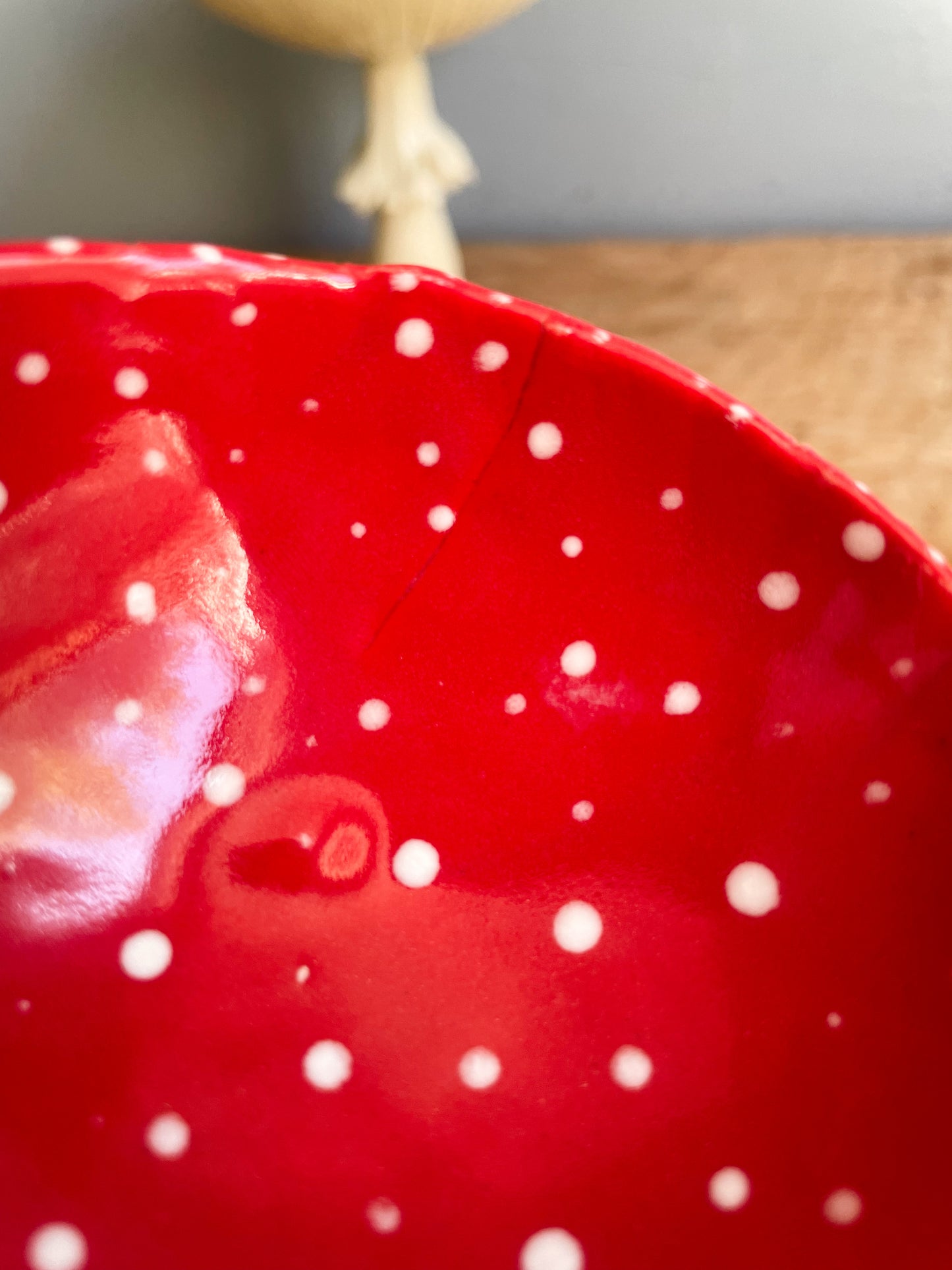 ✨ Second choice ✨Red Amanita trinket dish/goblet SMALL #5