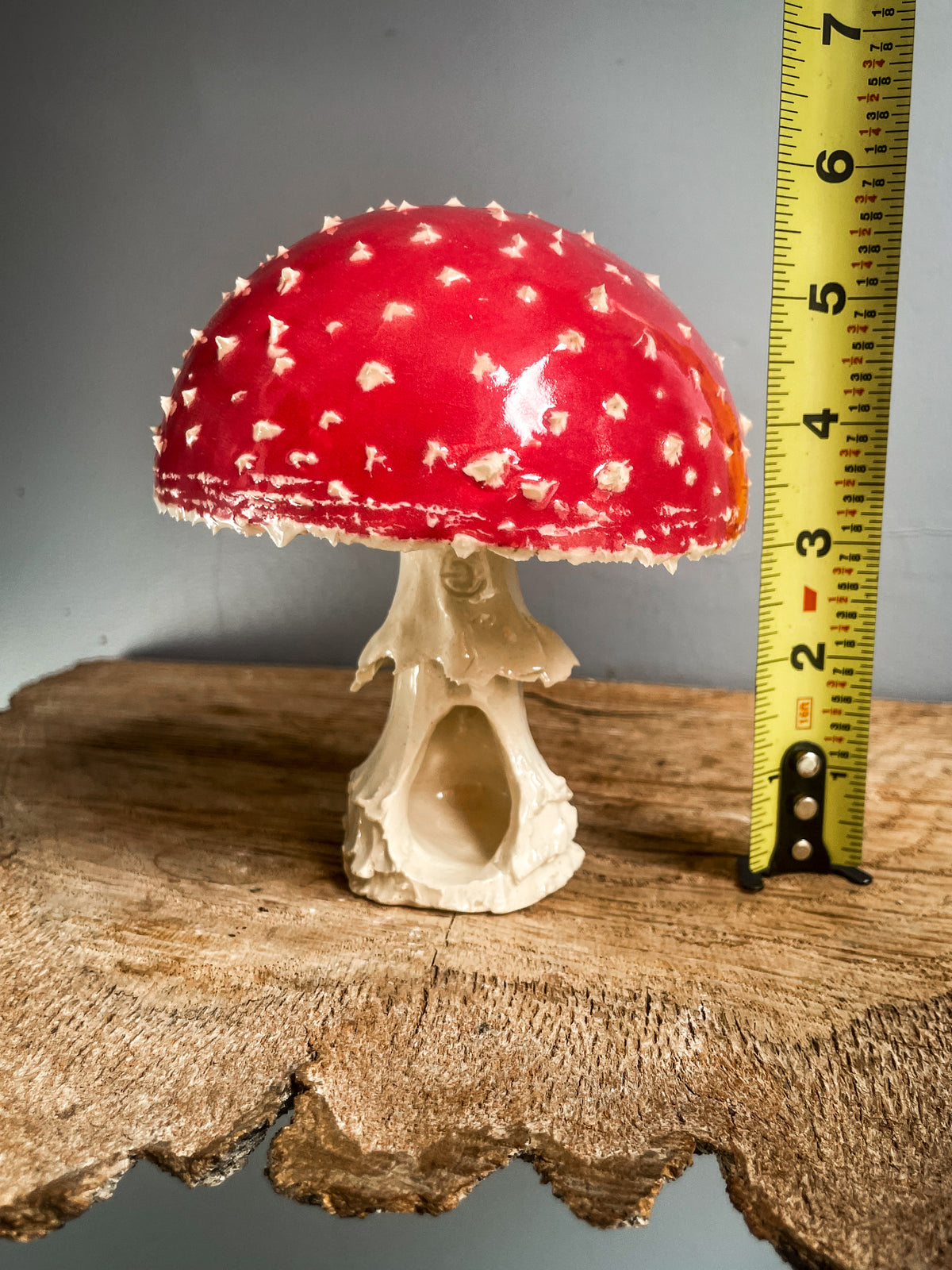 #2 large amanita muscaria mushroom Spore Dispersal Incense Burner