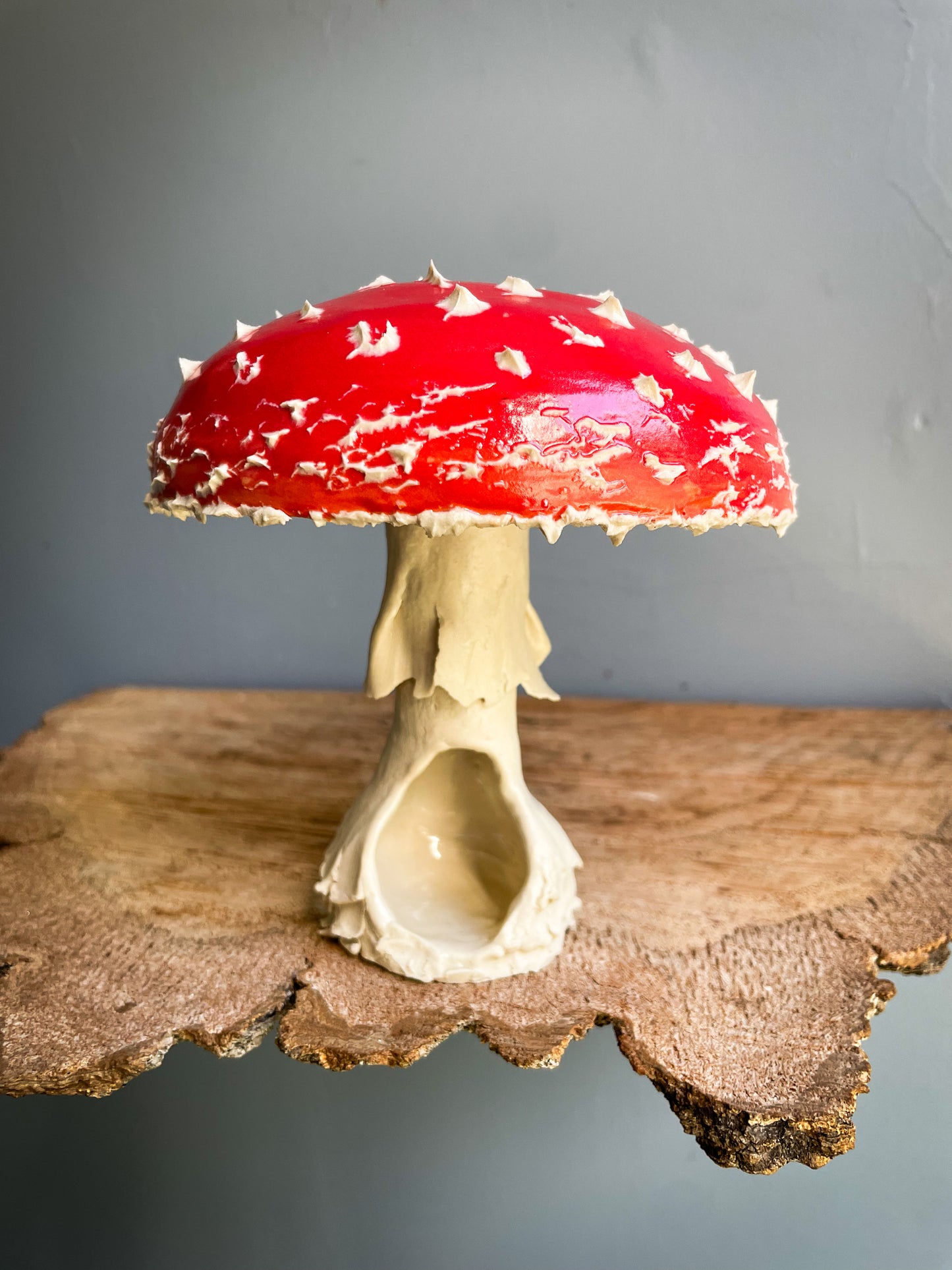 #9 Large amanita muscaria mushroom Spore Dispersal Incense Burner