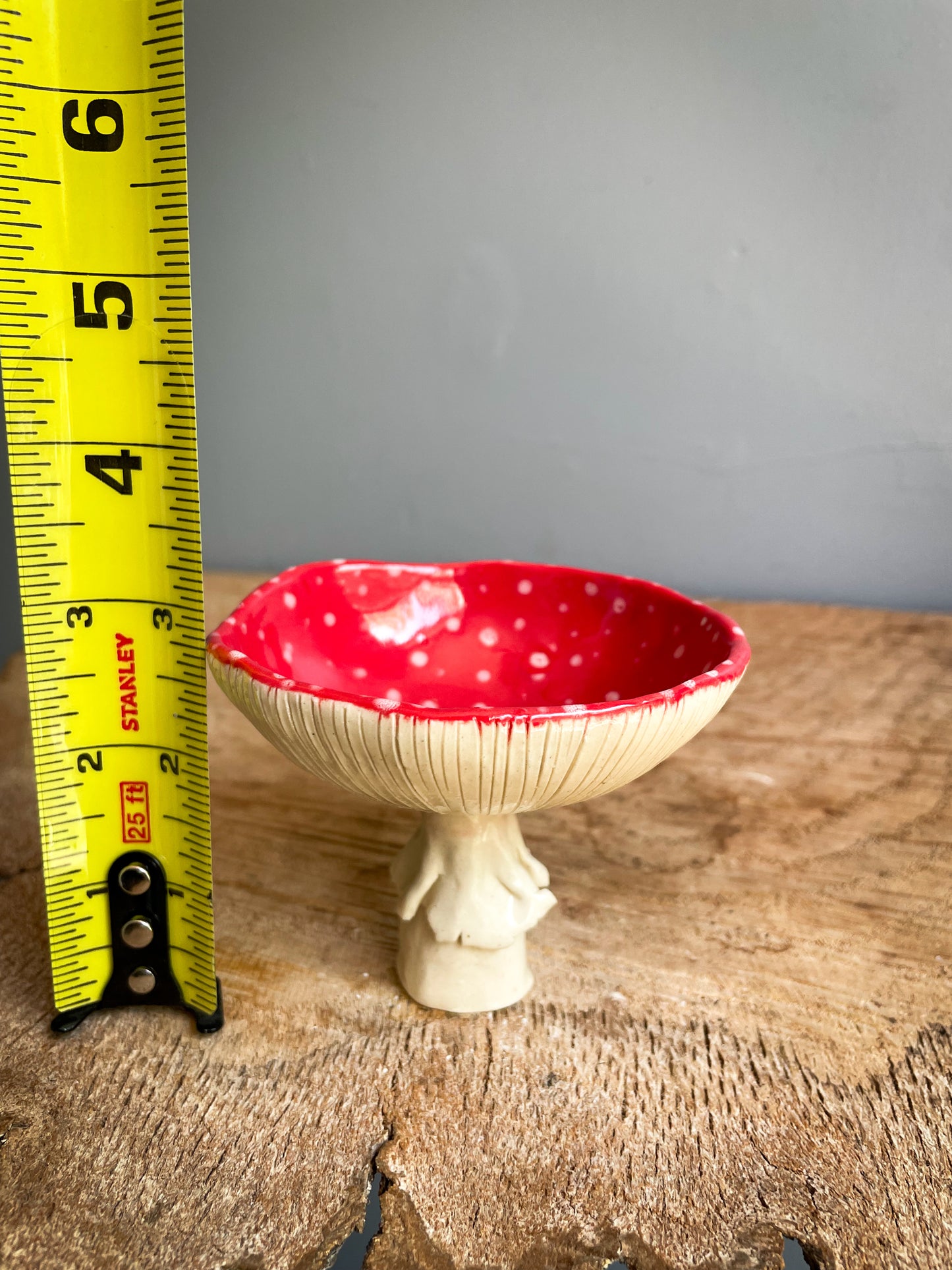Amanita trinket dish/goblet SMALL