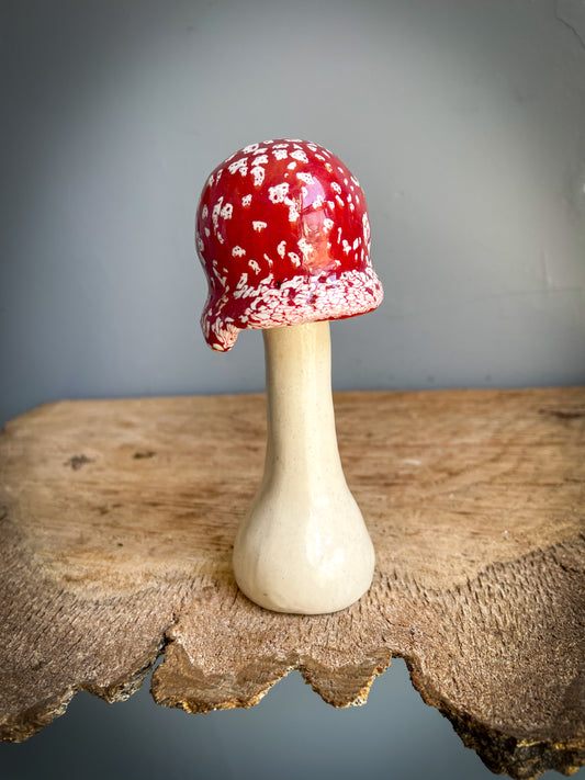 Whimsical amanita muscaria mushroom Spore Dispersal Incense Burner