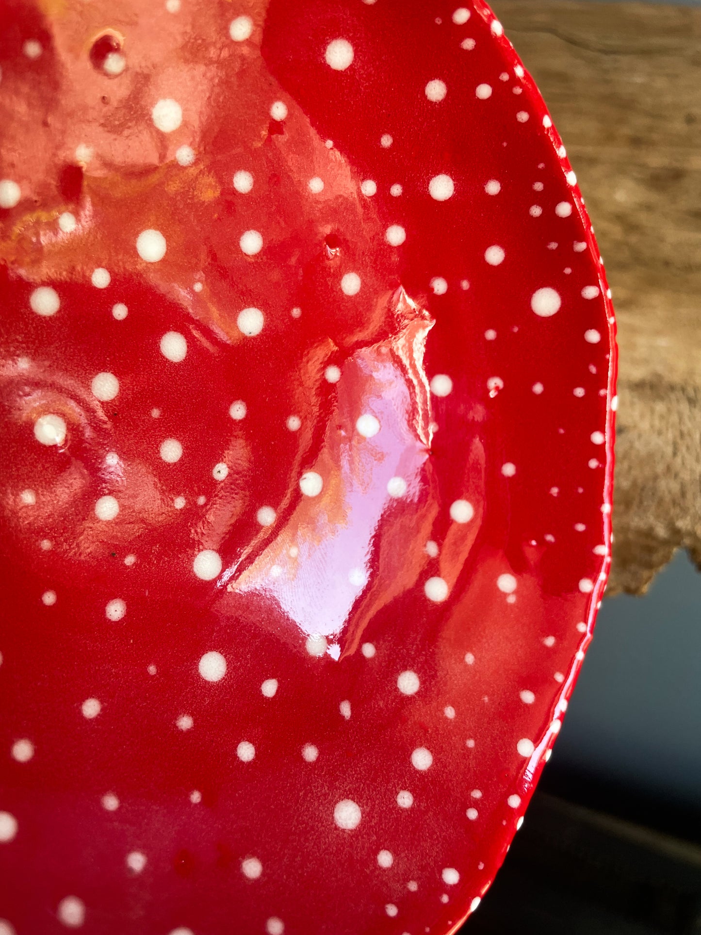 ✨ Second choice ✨Red Amanita trinket dish/goblet MEDIUM#8
