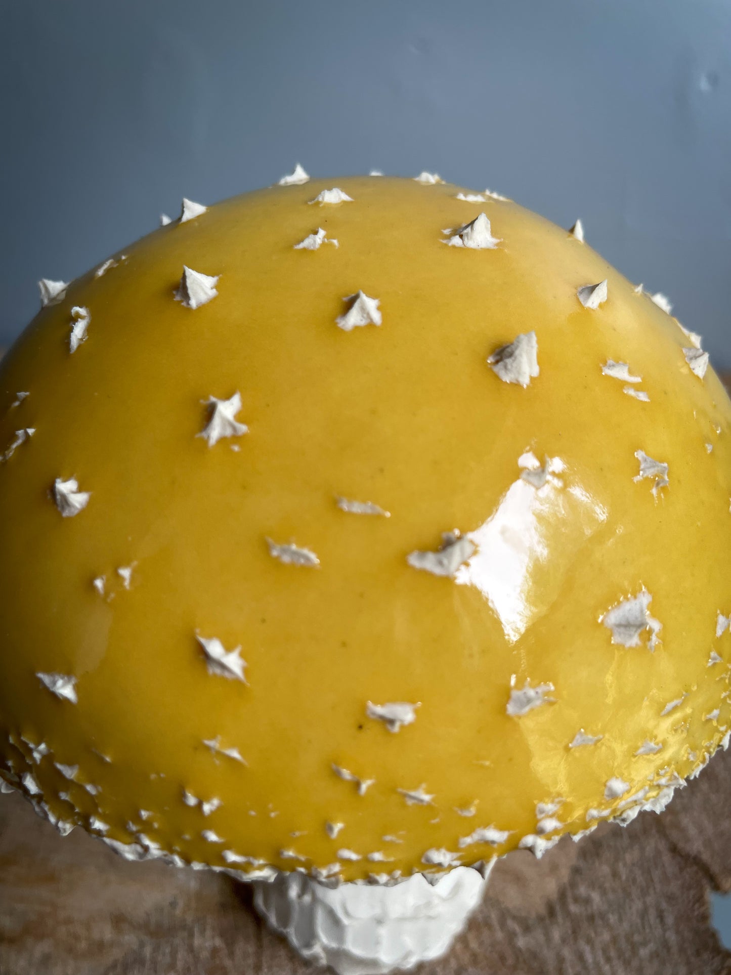Large Yellow amanita mushroom Spore Dispersal Incense Burner
