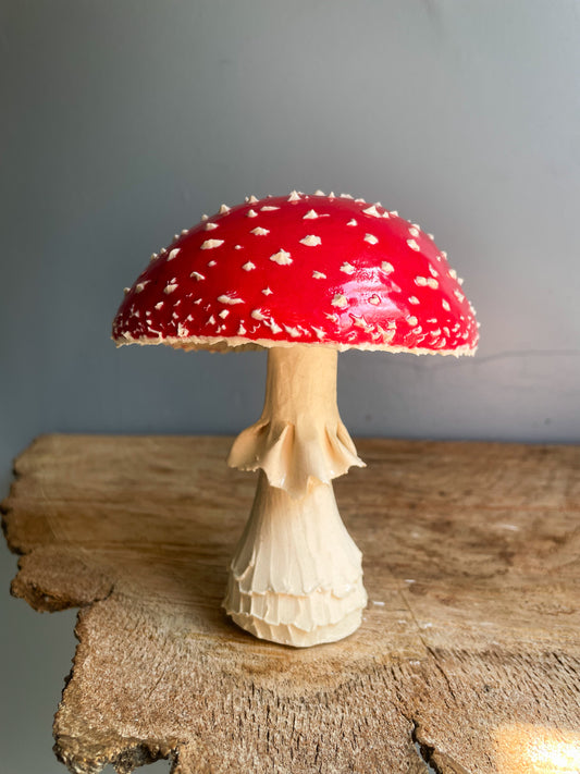 #3 large amanita muscaria mushroom Spore Dispersal Incense Burner