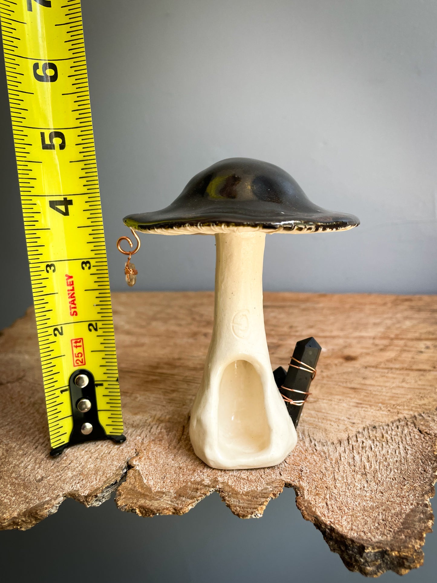 SMALL Grounding mushroom incense burner