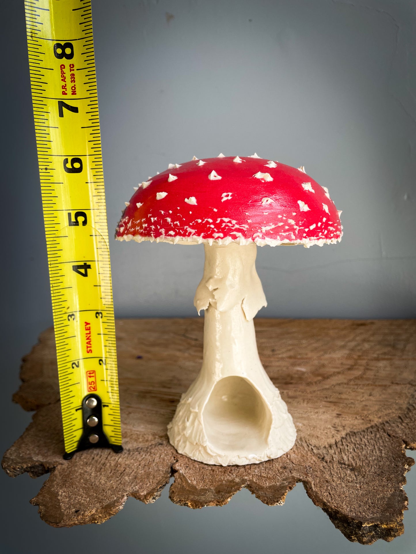 #10 Large amanita muscaria mushroom Spore Dispersal Incense Burner