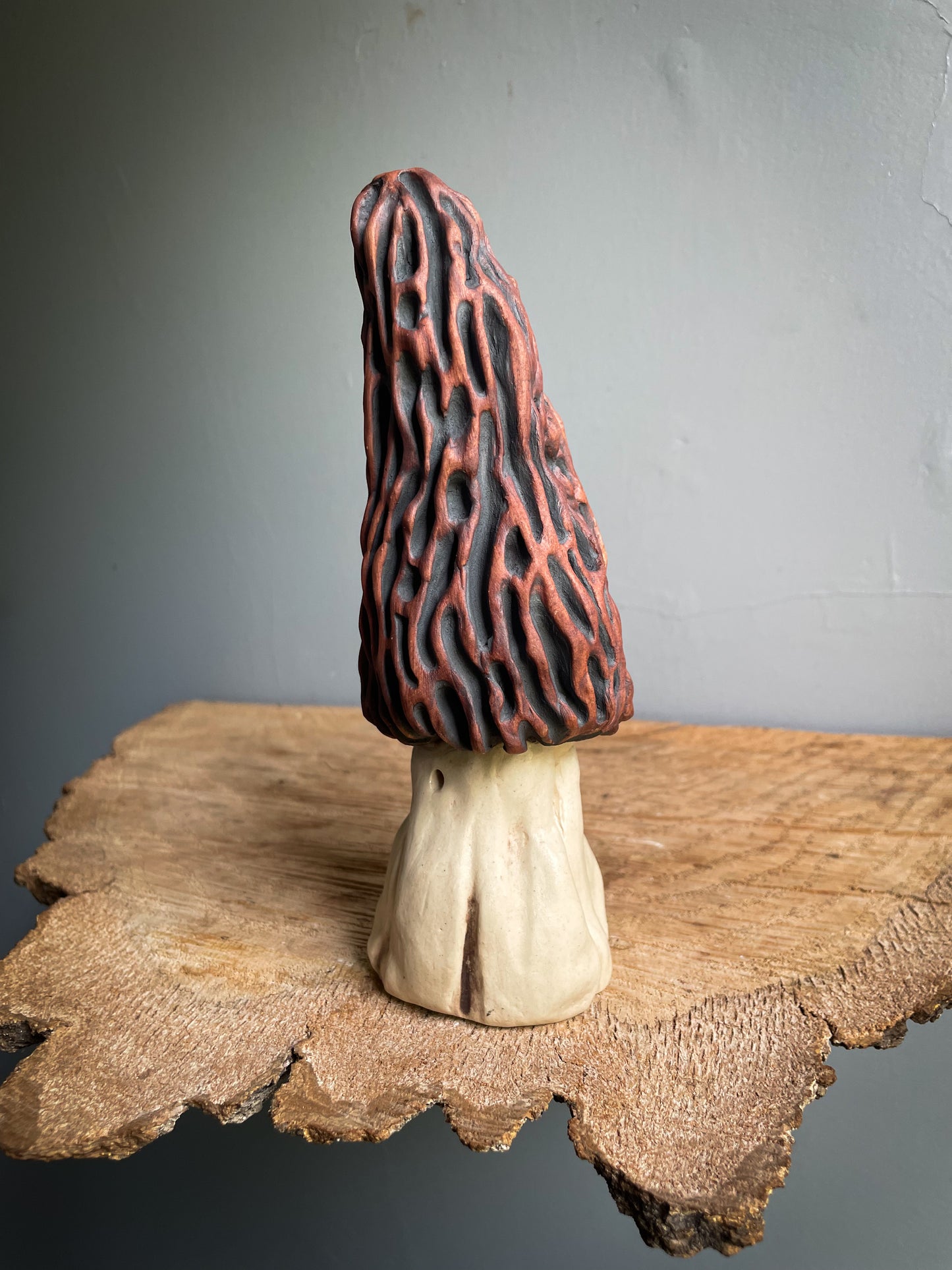 Large morel mushroom Bubbler