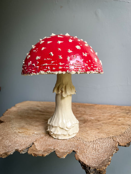 Large amanita muscaria mushroom Spore Dispersal Incense Burner #2