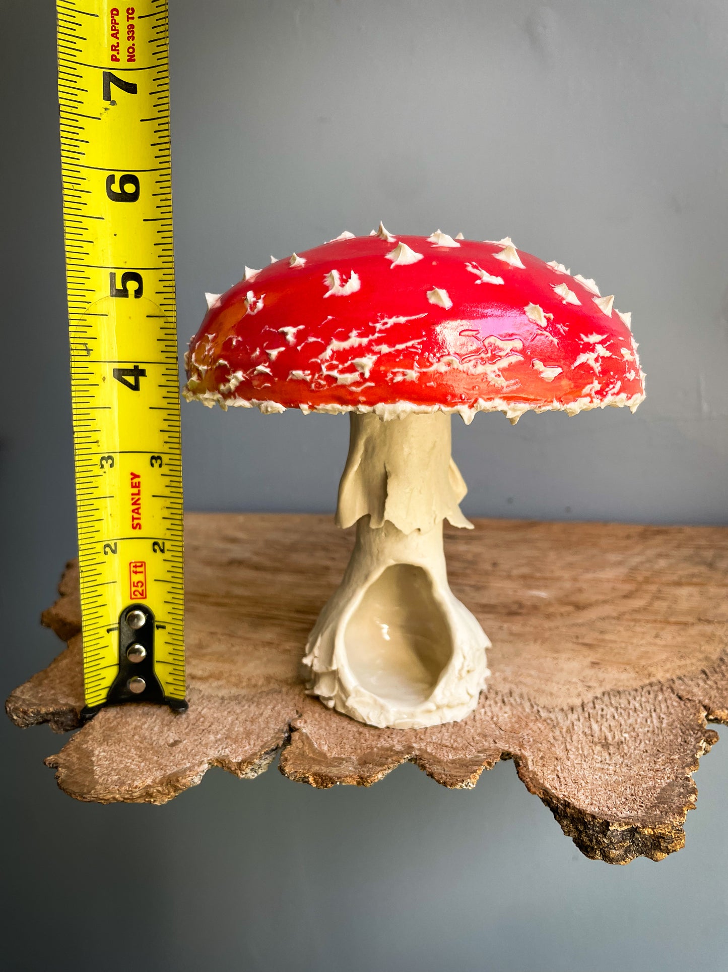 #9 Large amanita muscaria mushroom Spore Dispersal Incense Burner