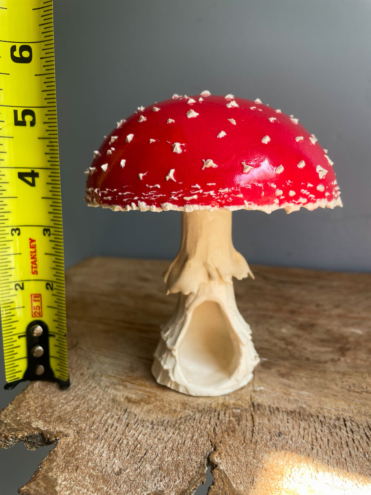 #4 large amanita muscaria mushroom Spore Dispersal Incense Burner