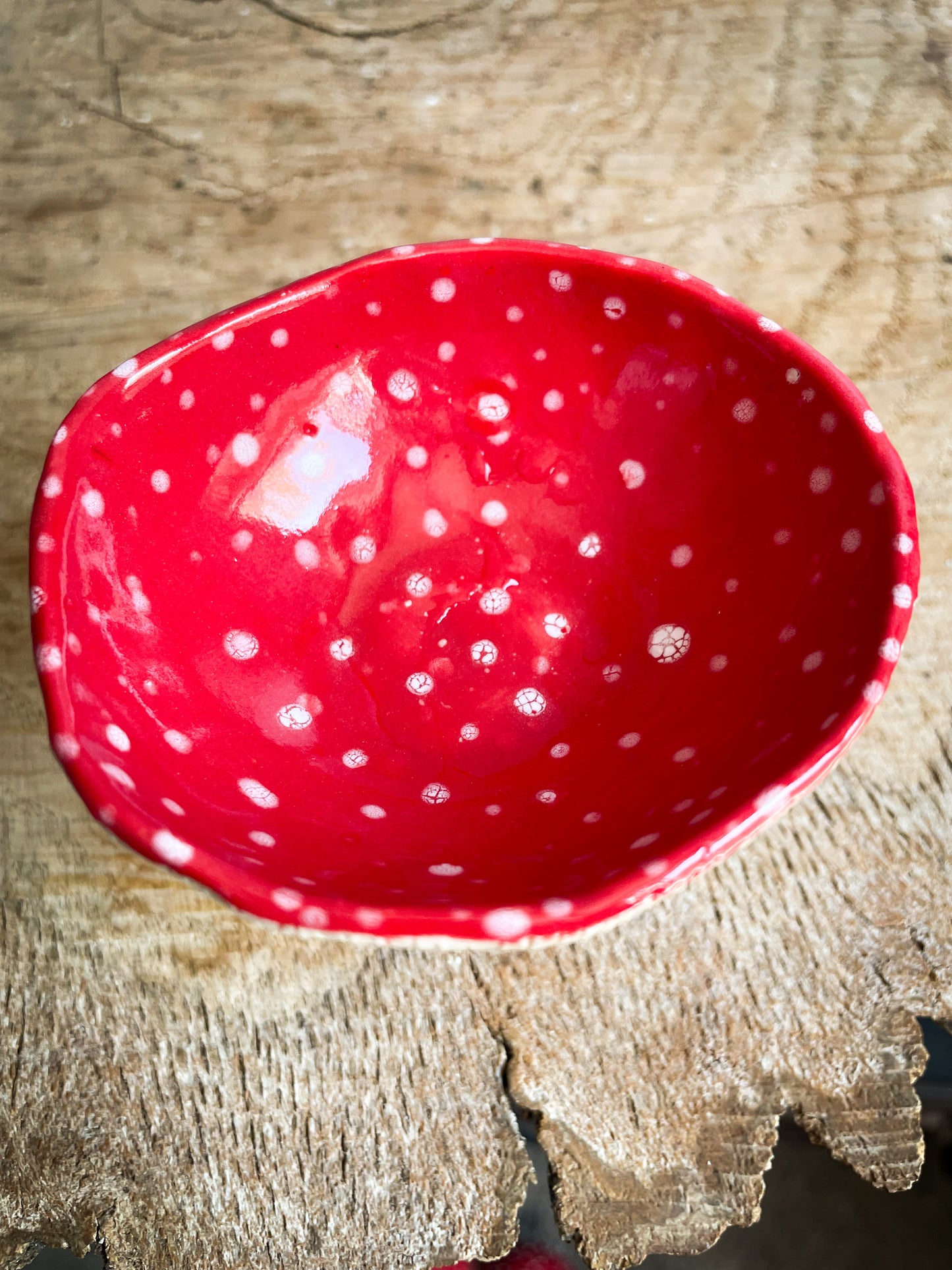 Amanita trinket dish/goblet SMALL